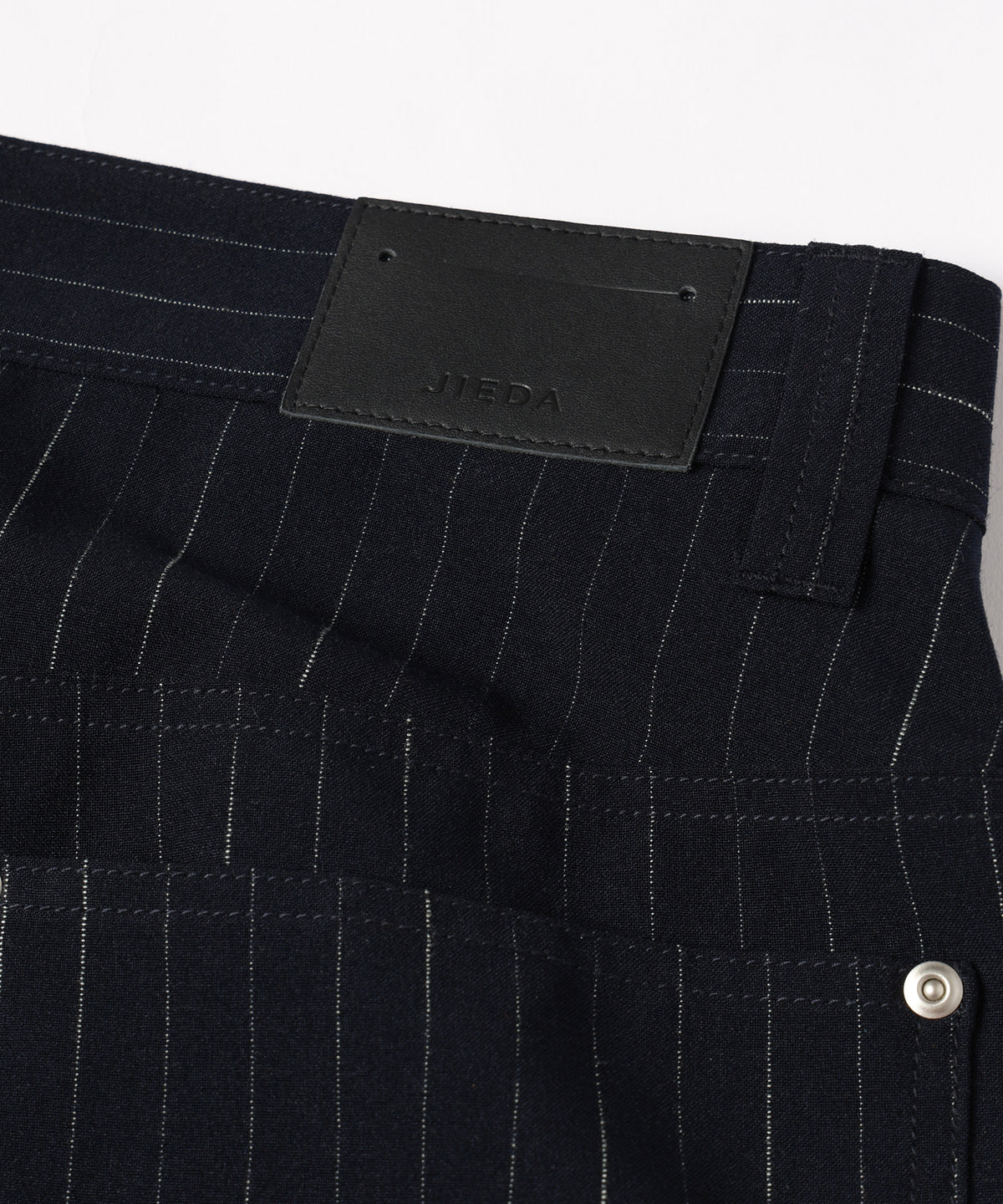 STRIPE WIDE ONE TUCK PANTS