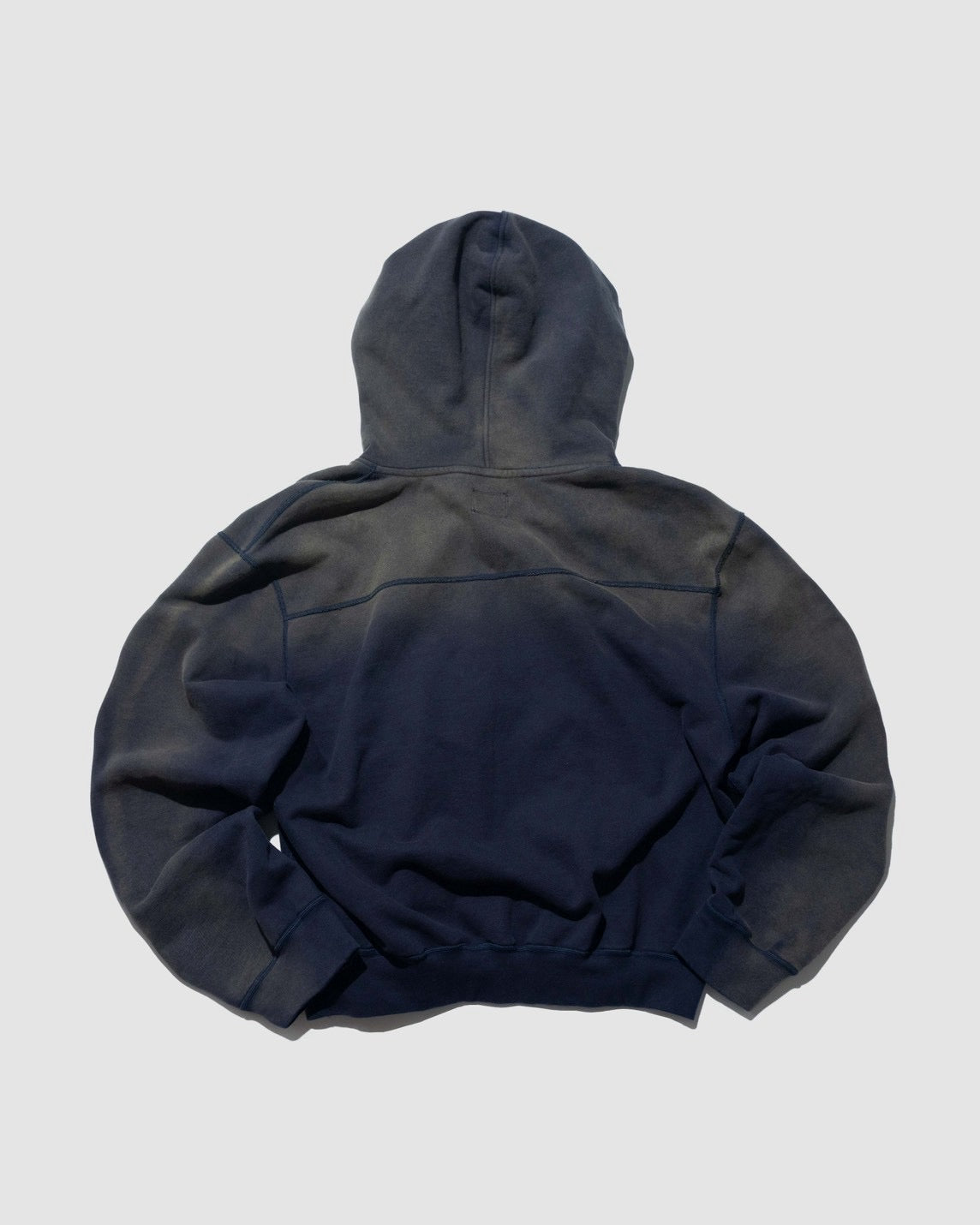 YANGI × JIEDA Vintage Distressed Fades Hoodie