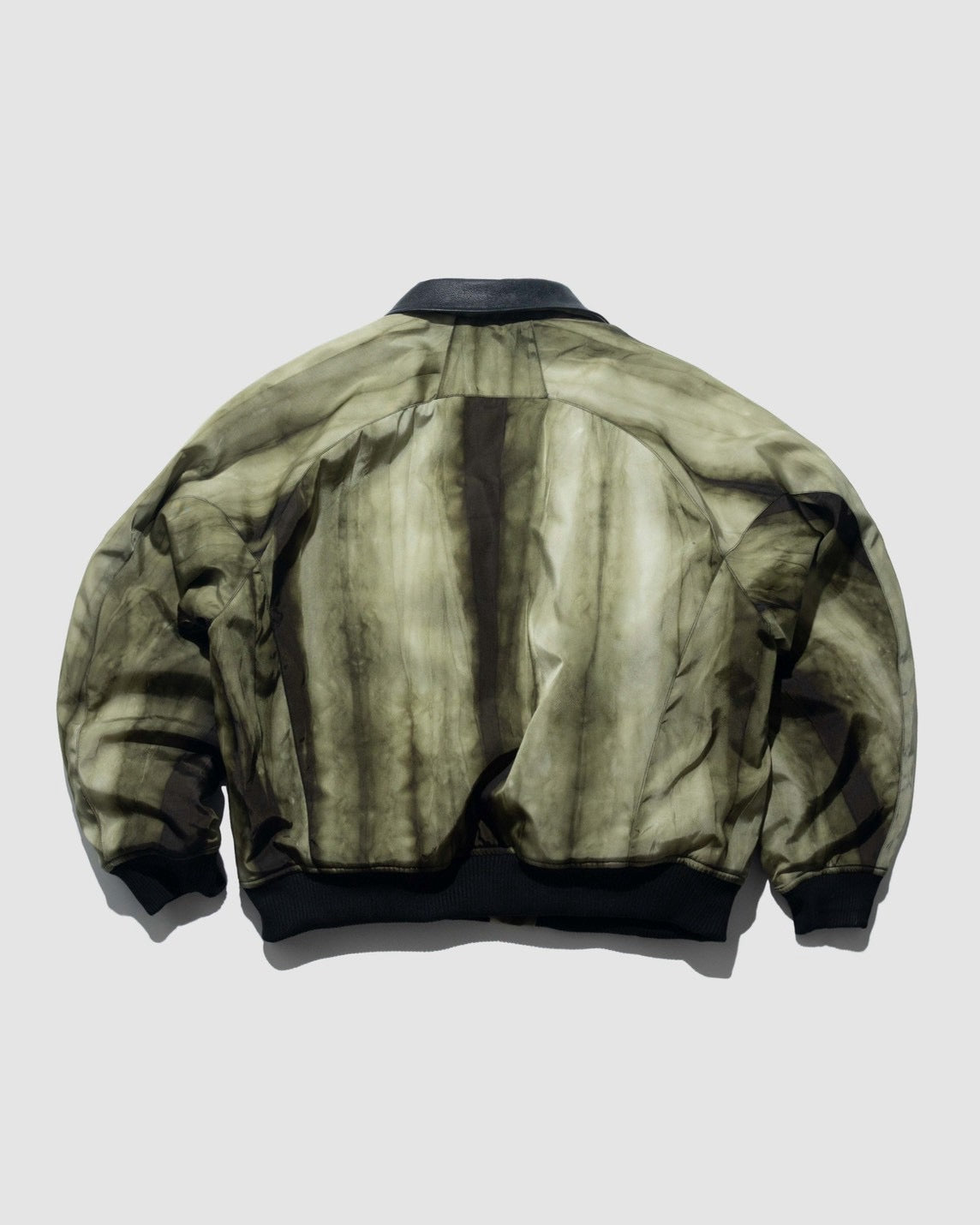 YANGI × JIEDA Lambskin Collar Bomber Jacket