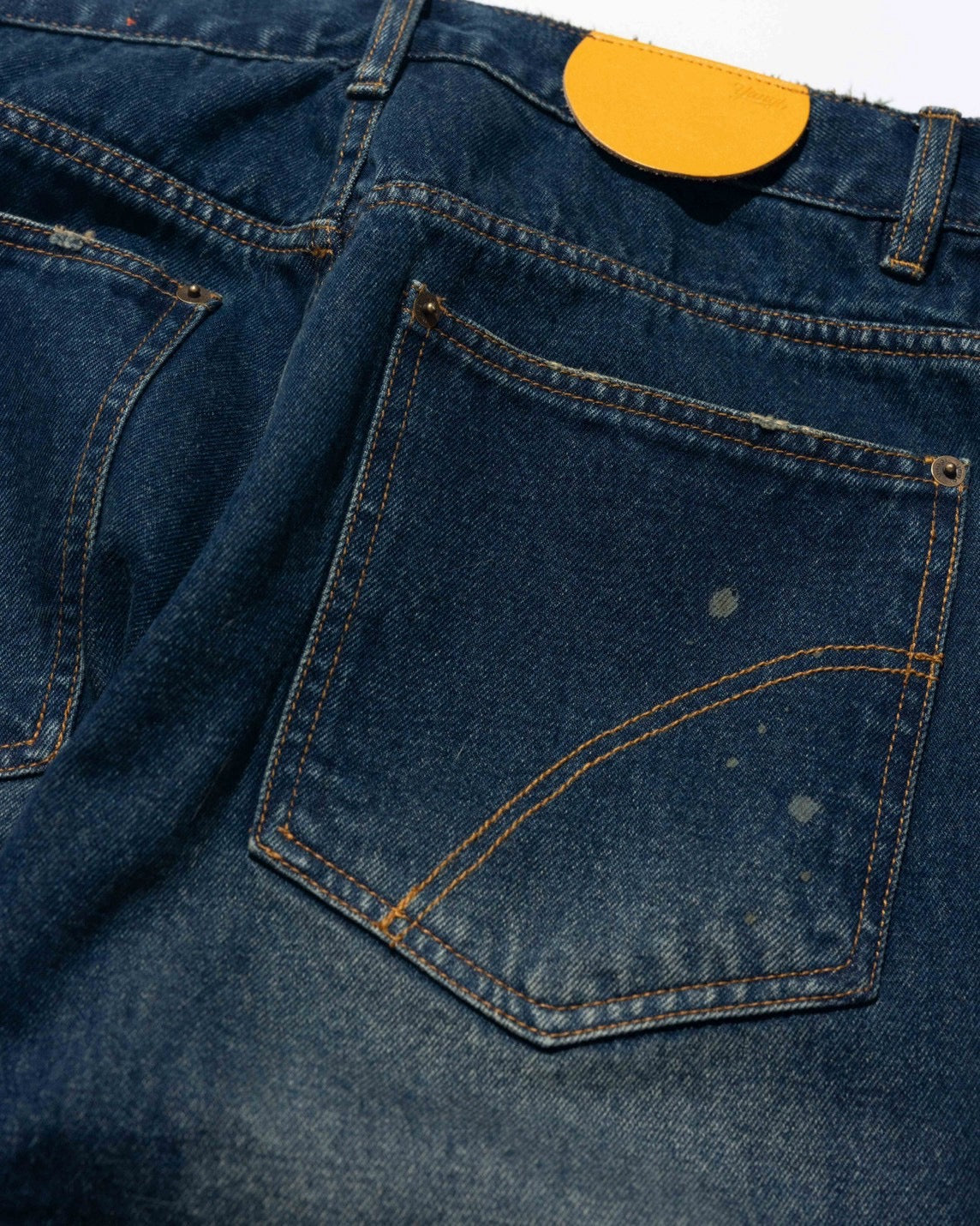 YANGI × JIEDA Vintage Distressed Fades Denim