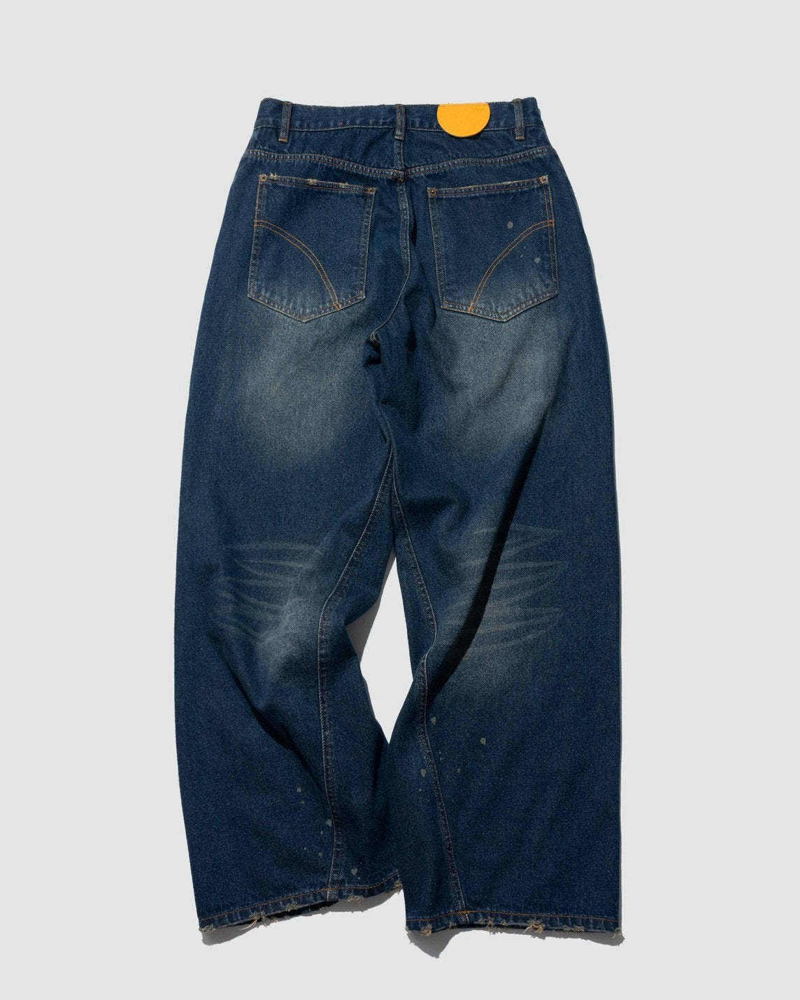 YANGI × JIEDA Vintage Distressed Fades Denim