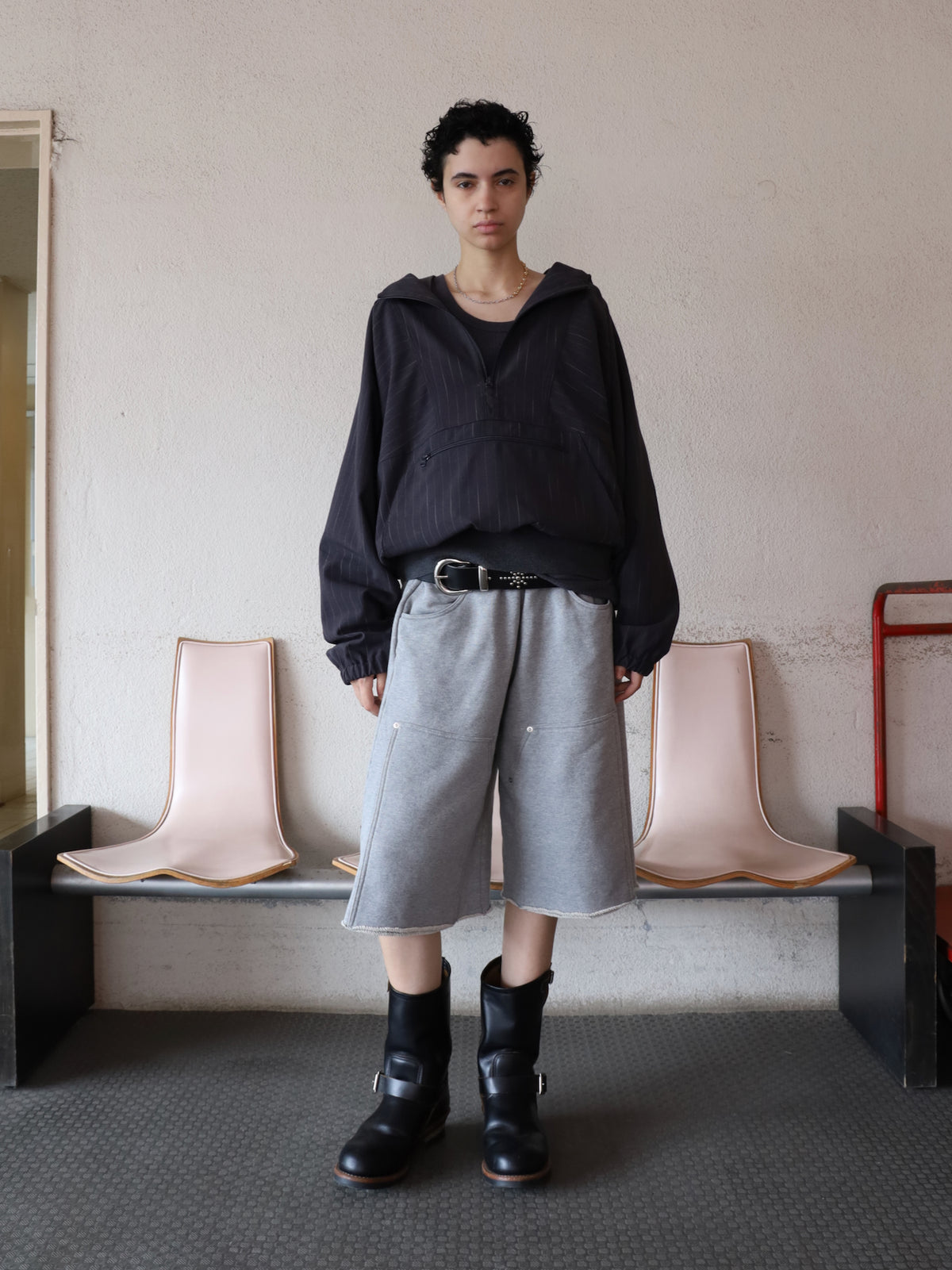 3/4 DOUBLE KNEE SWEAT PANTS