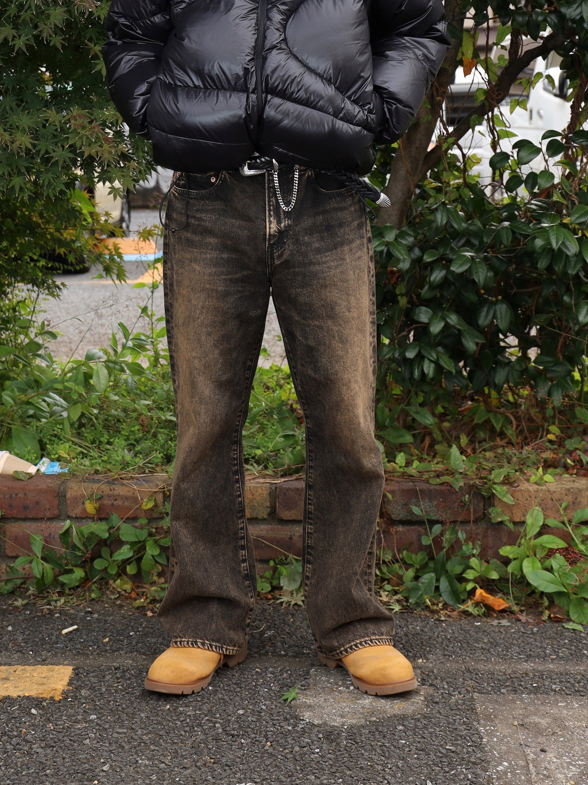 REGULAR FIT DENIM PANTS