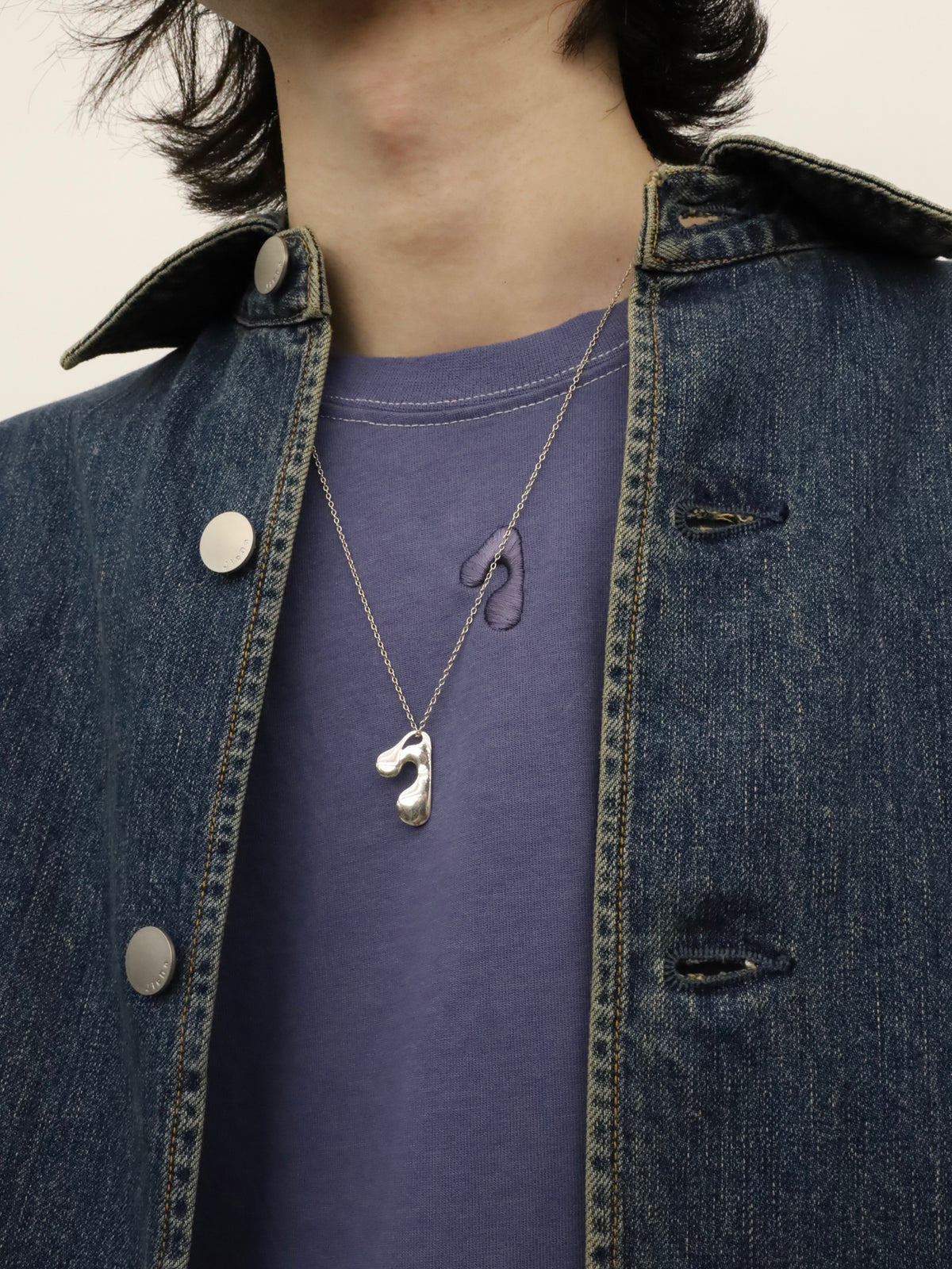 925 SILVER J NECKLACE