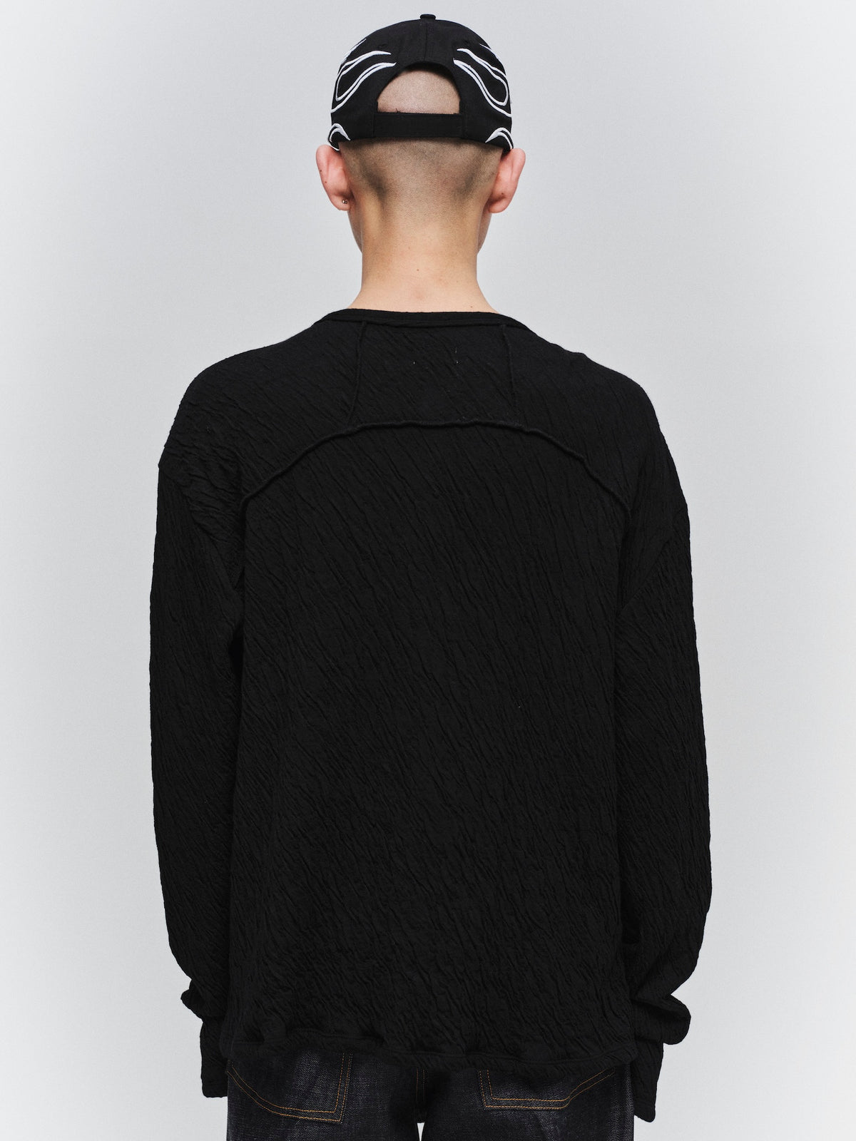 GAUZE SNAP CARDIGAN