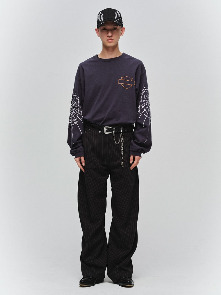 3D STRIPE CUTTING PANTS
