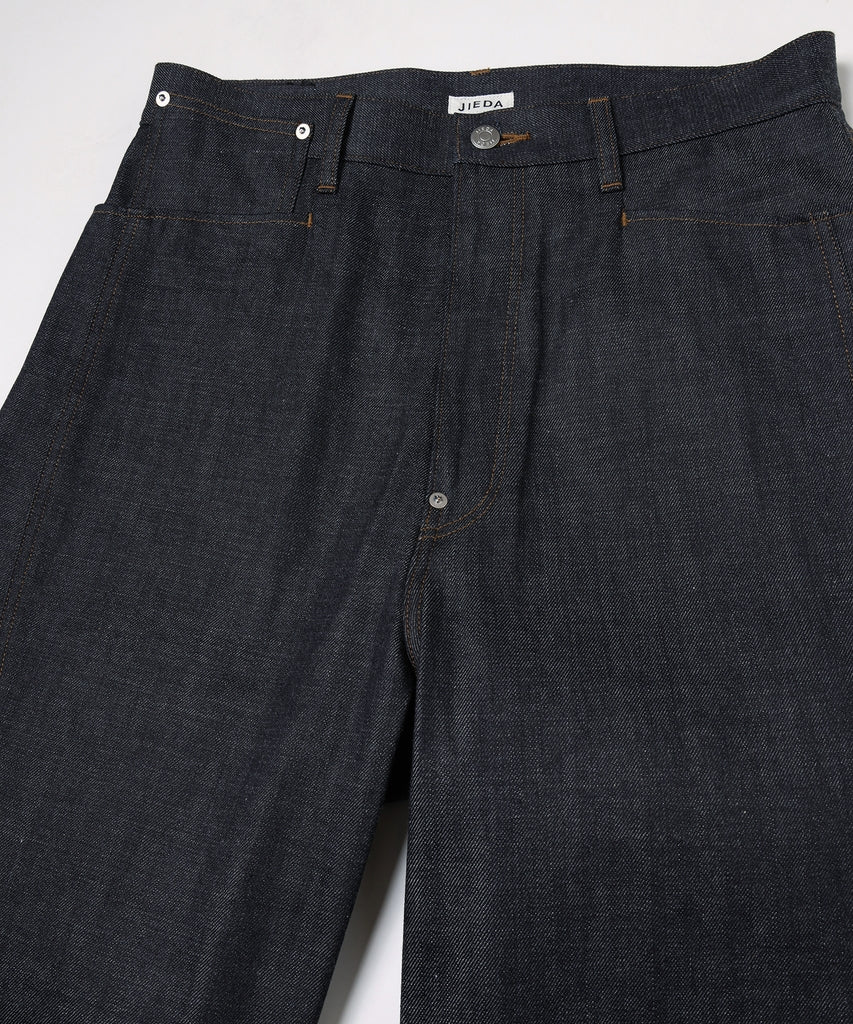 DRAPING DENIM PANTS