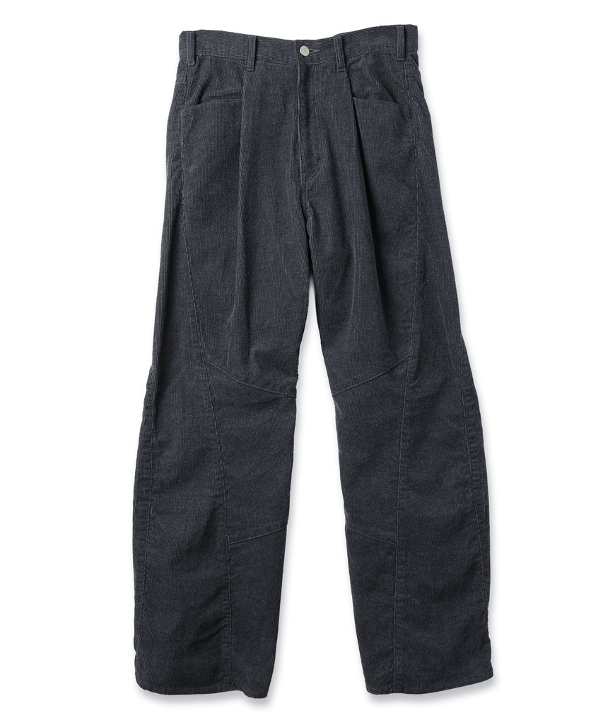 ENGINEERED DRAPING FLARE CORDUROY PANTS