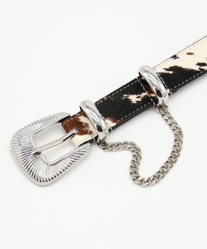 HAIRCALF WESTERN BELT