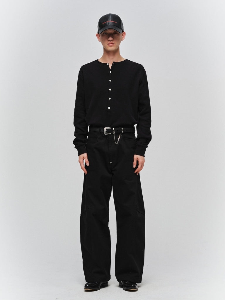 DRAPING CHINO PANTS