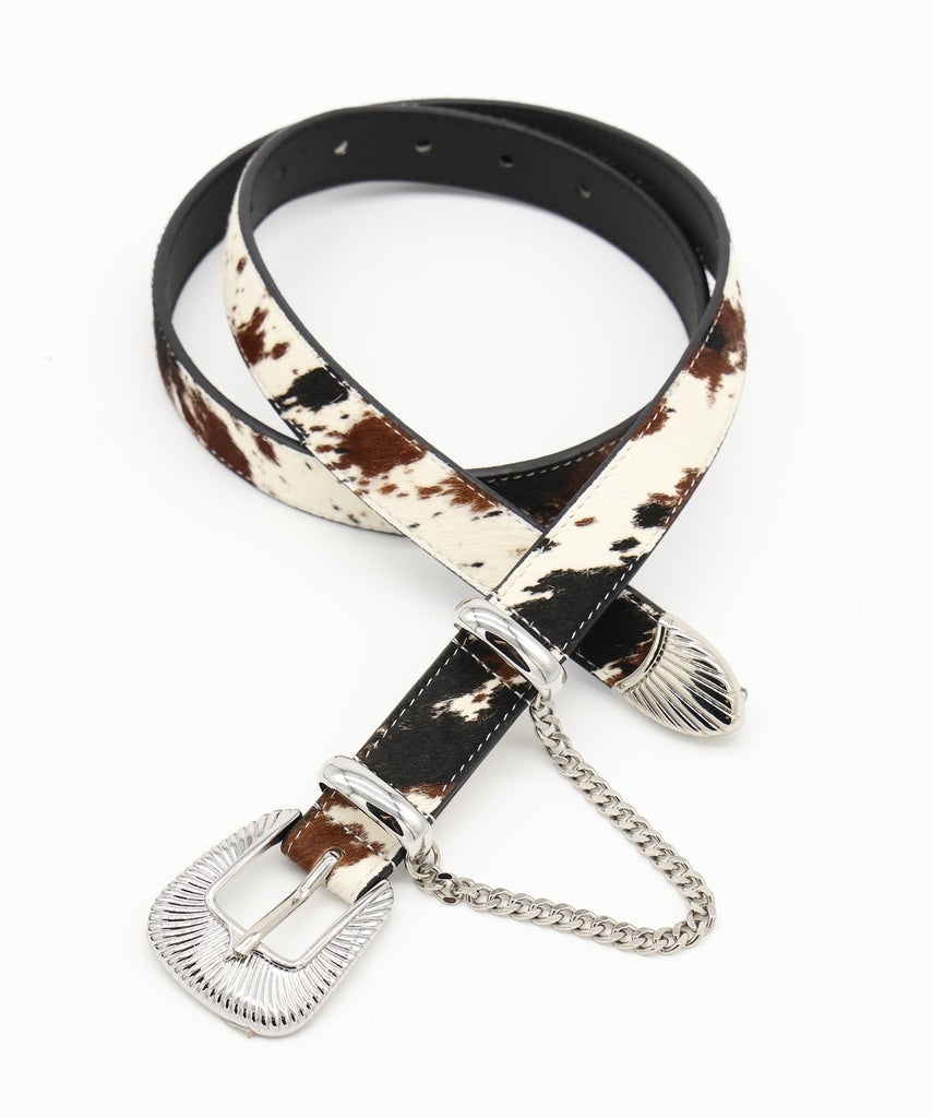 HAIRCALF WESTERN BELT