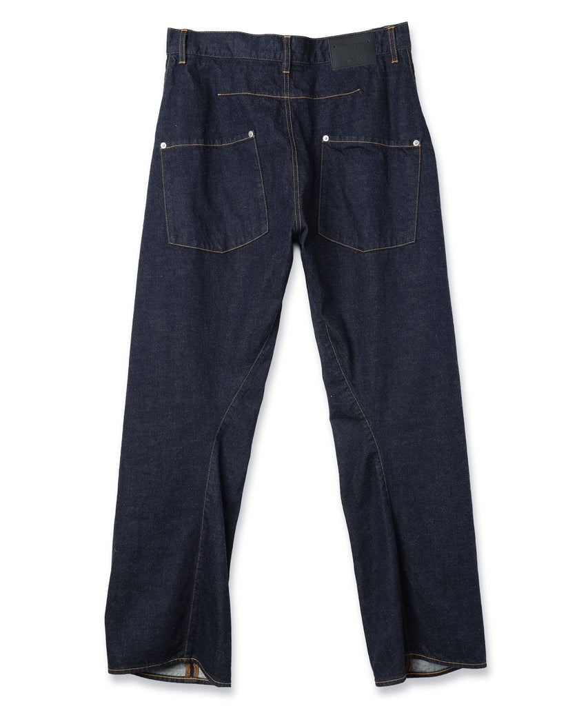 3D CUTTING DENIM PANTS