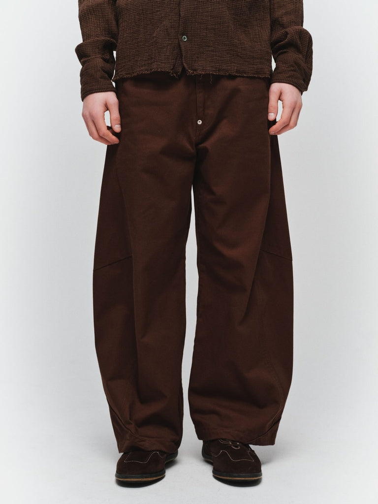 DRAPING CHINO PANTS