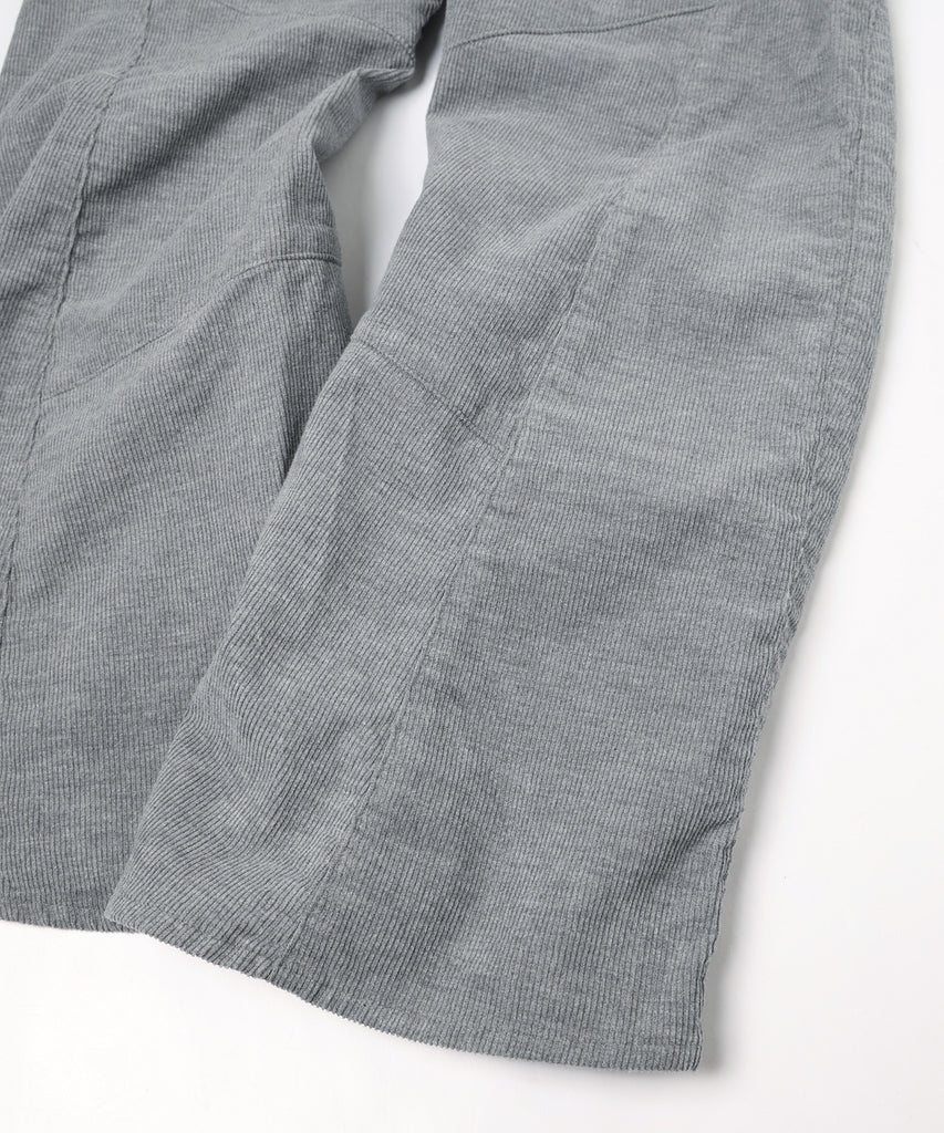 ENGINEERED DRAPING FLARE CORDUROY PANTS