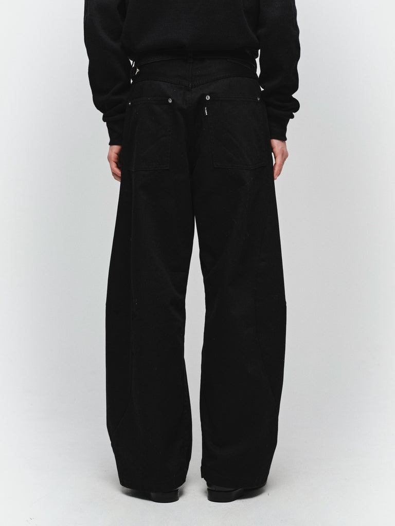 DRAPING CHINO PANTS