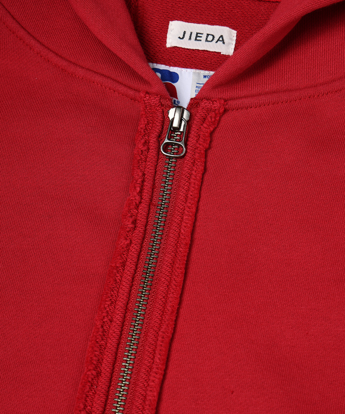 JIEDA × RUSSELL ATHLETIC ZIP HOODIE