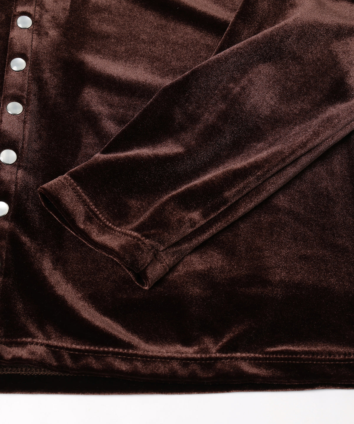 VELOR SNAP CARDIGAN