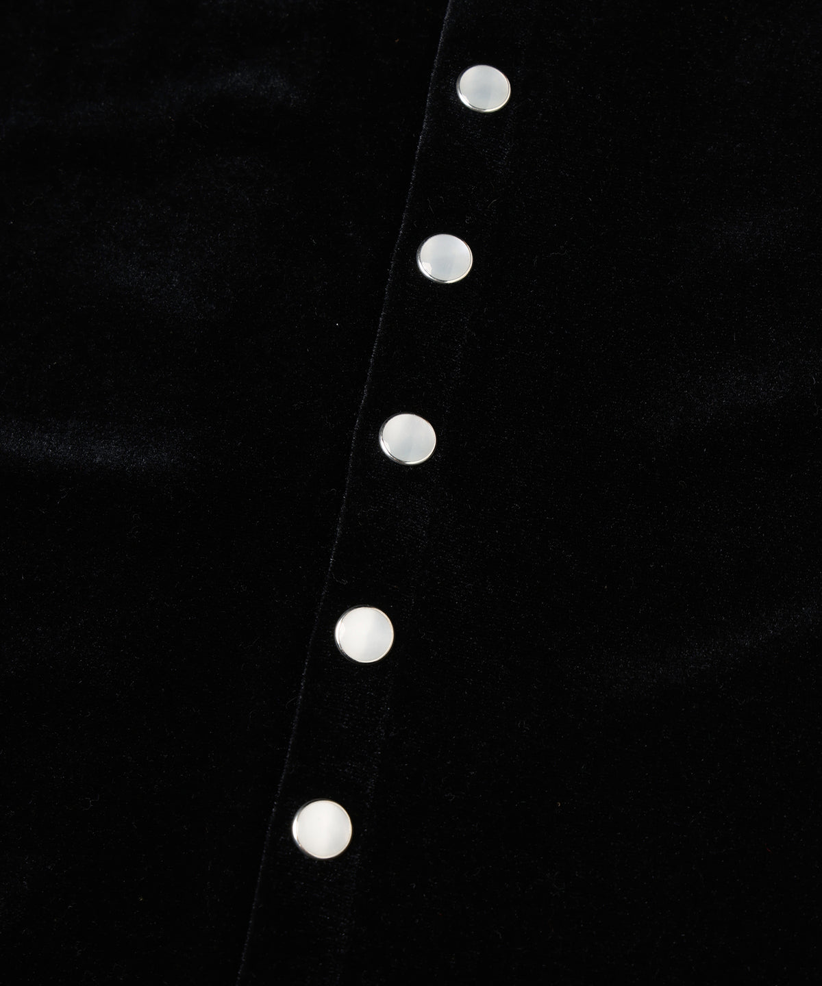 VELOR SNAP CARDIGAN