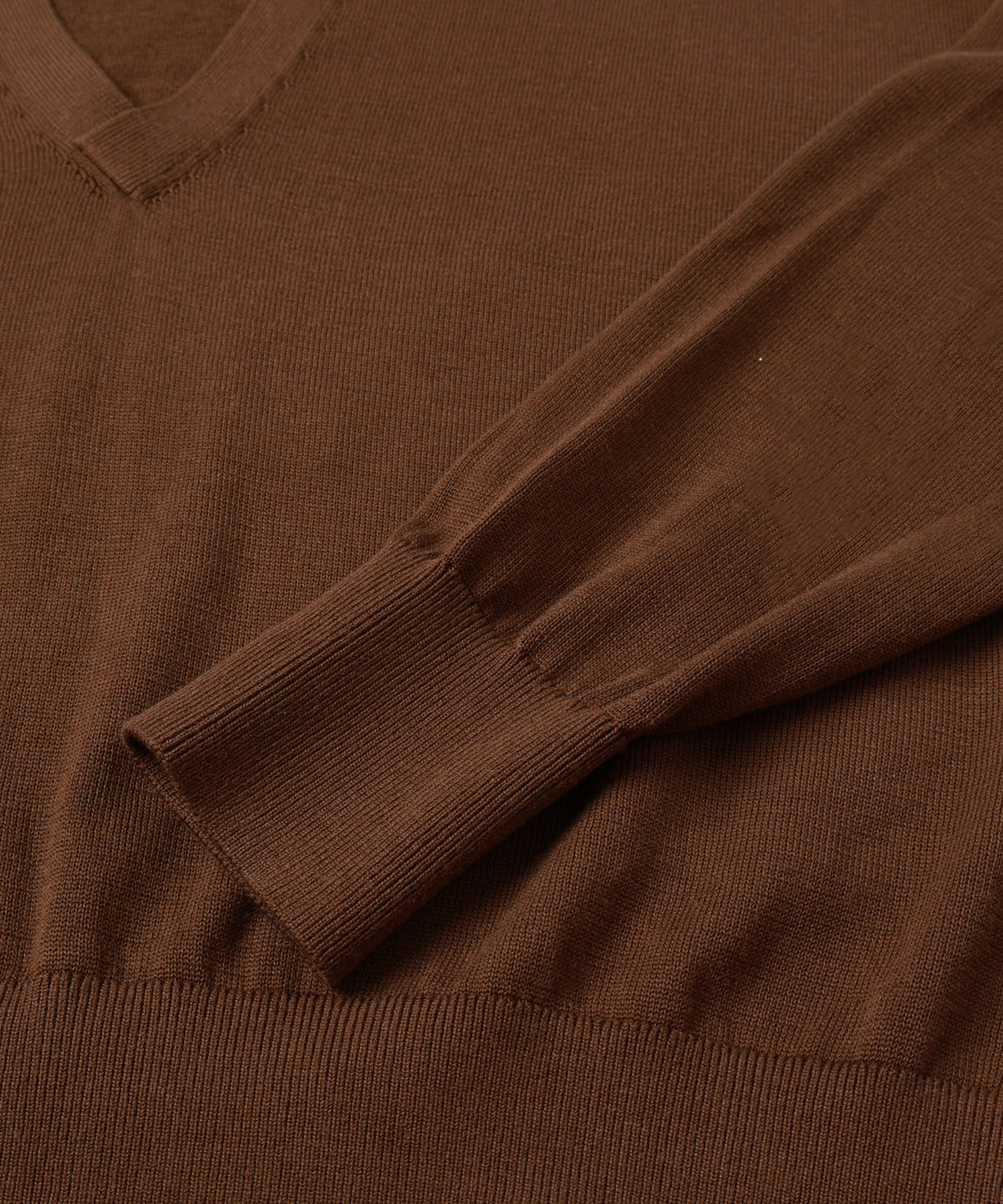 [SAMPLE] COTTON SILK V NECK KNIT