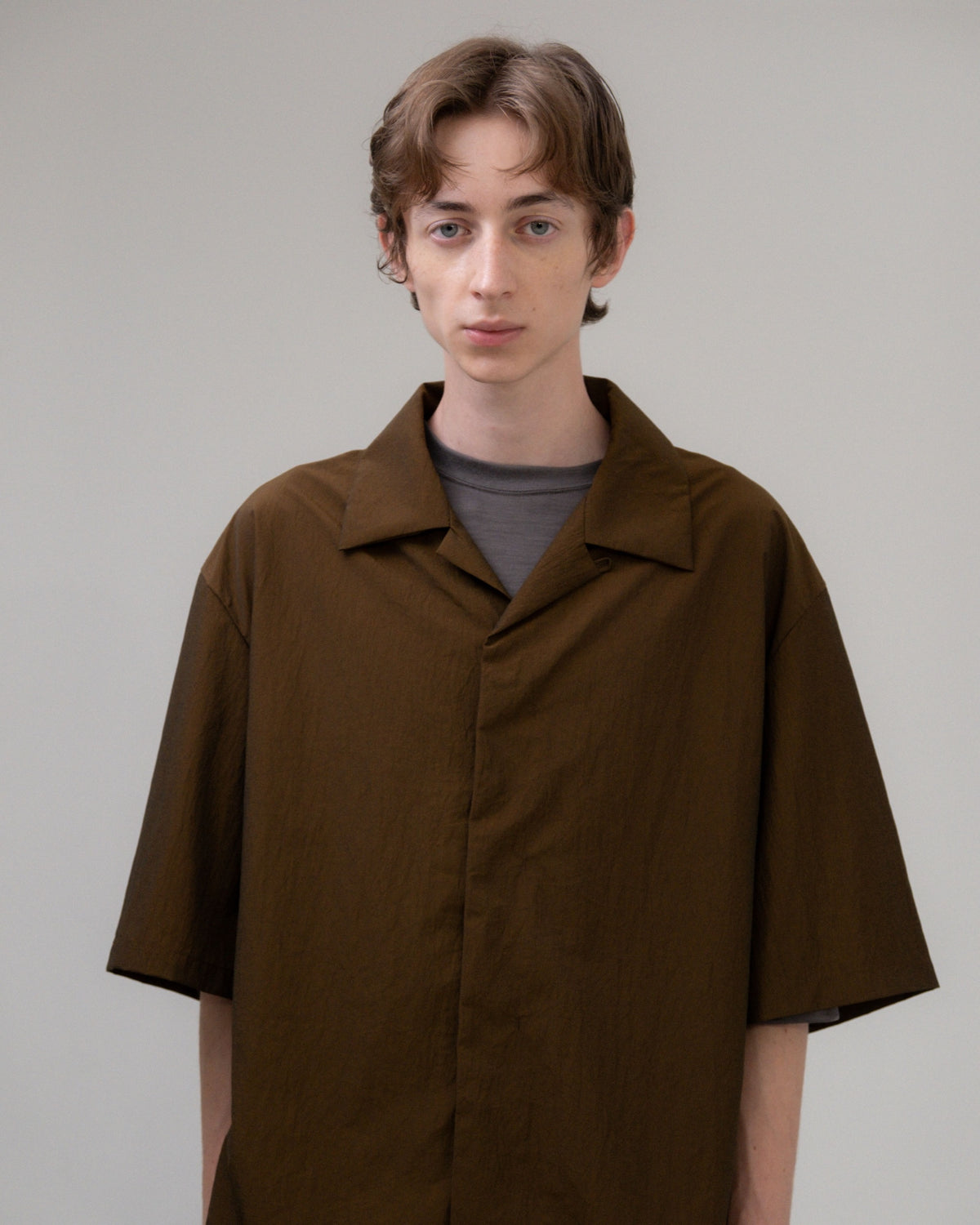 [SAMPLE] FLY FRONT S/S SHIRT