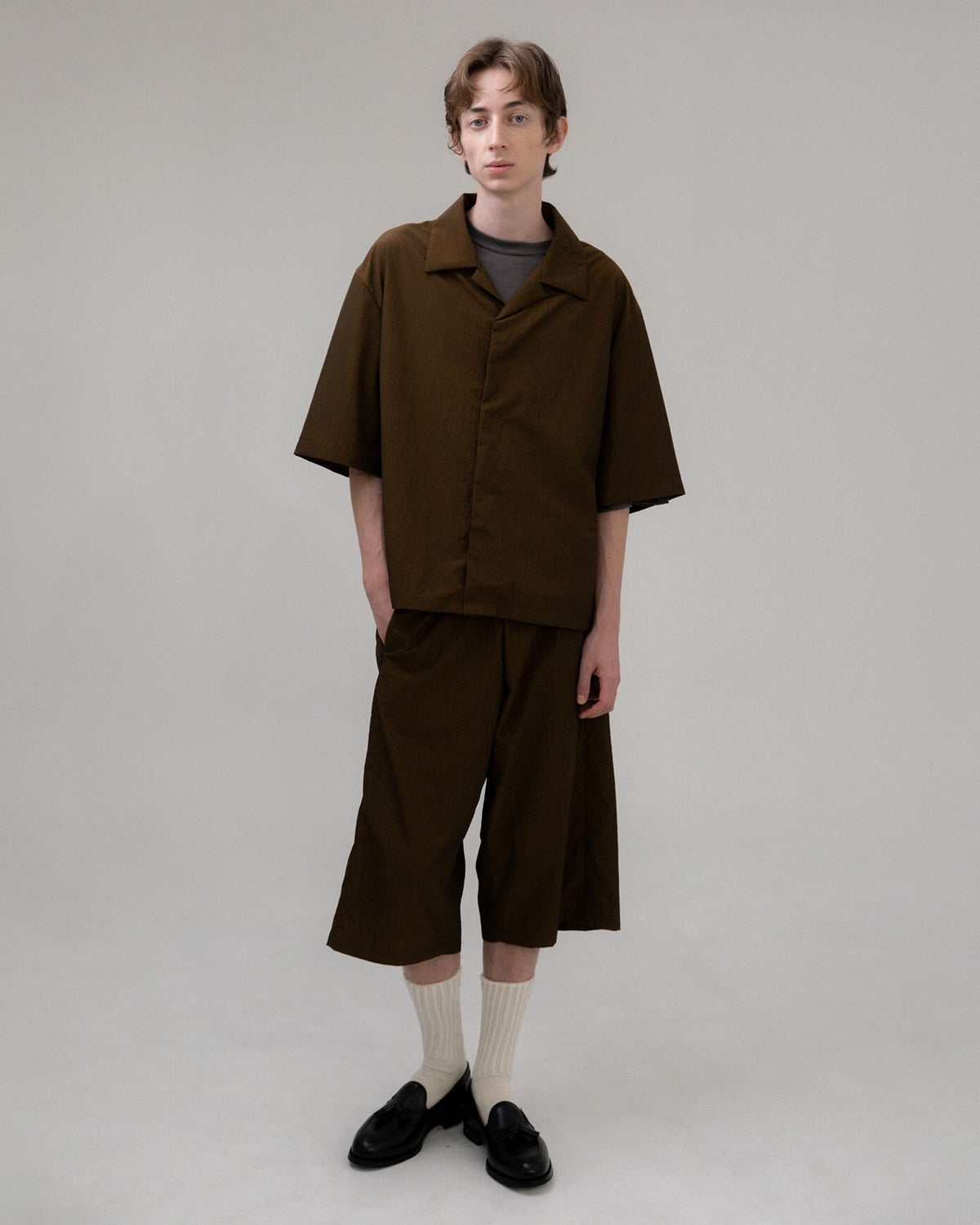 WIDE CROPPED PANTS