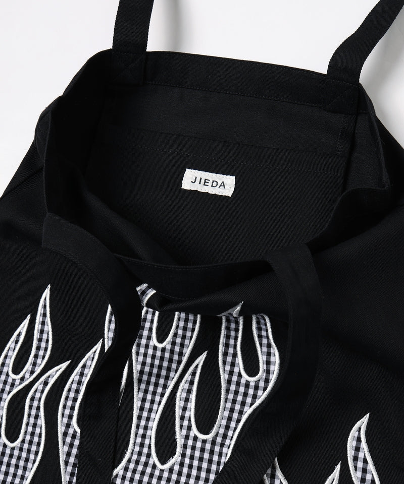 FLAME PATTERN TOTE BAG