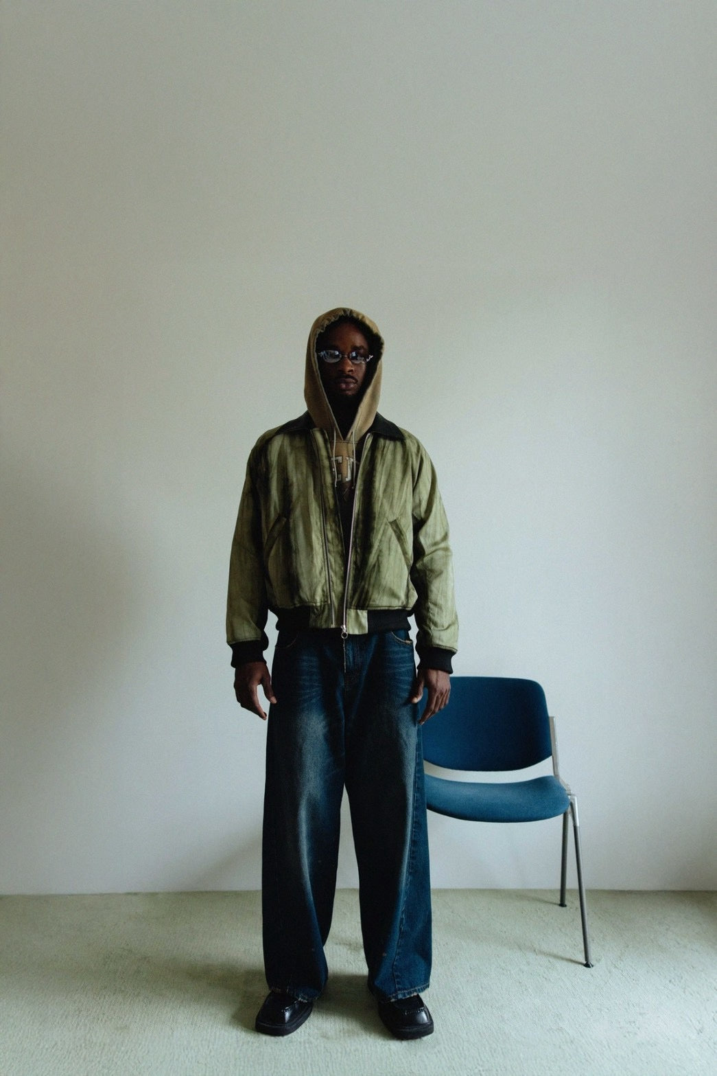 YANGI × JIEDA　Vintage Distressed Fades Denim