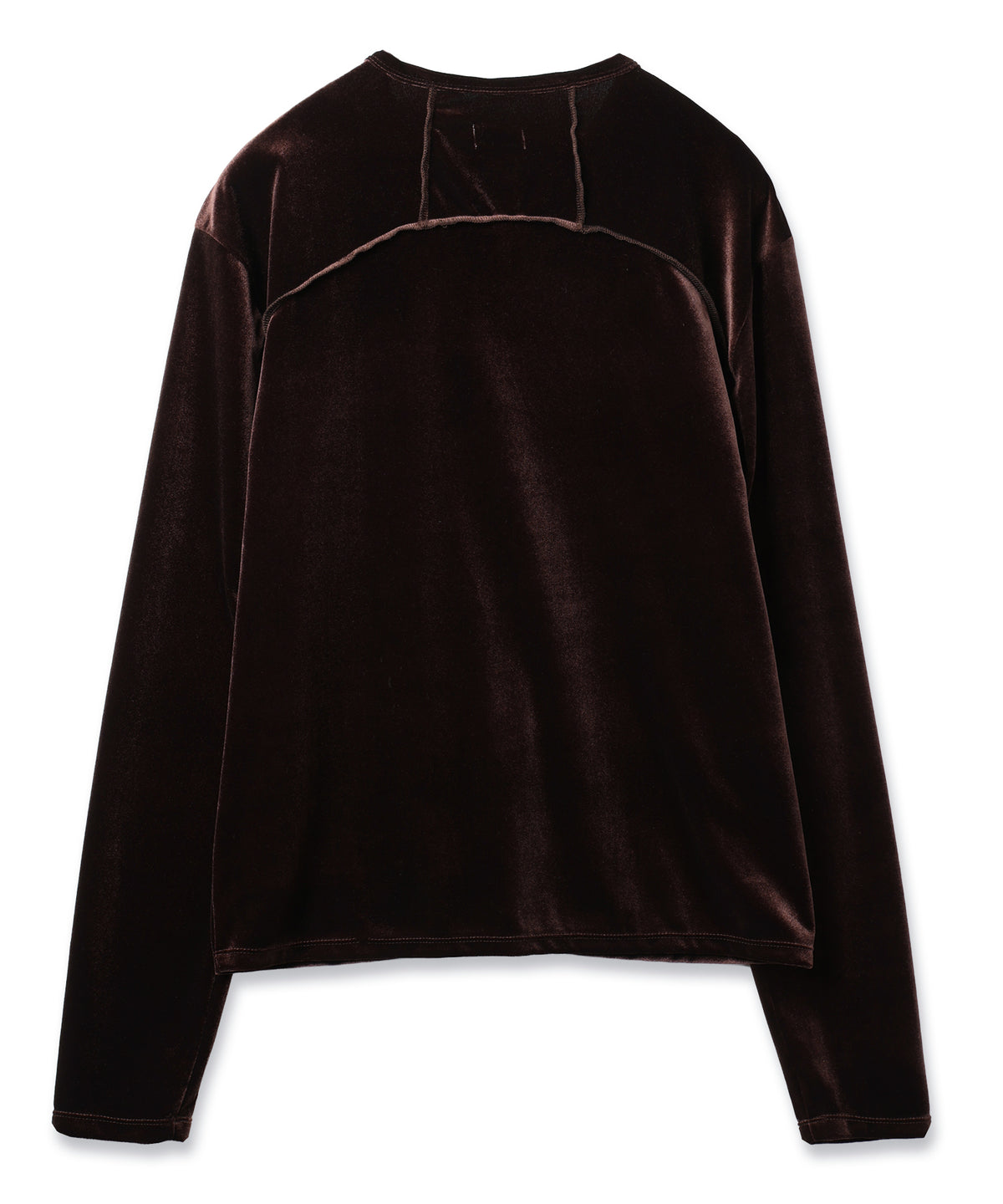 VELOR SNAP CARDIGAN