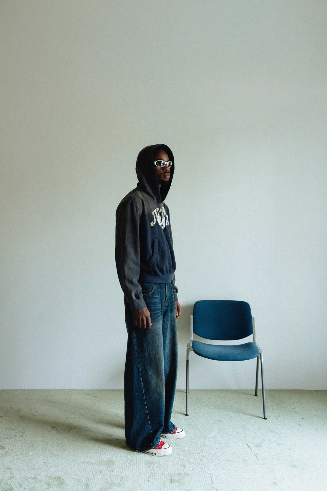YANGI × JIEDA　Vintage Distressed Fades Denim