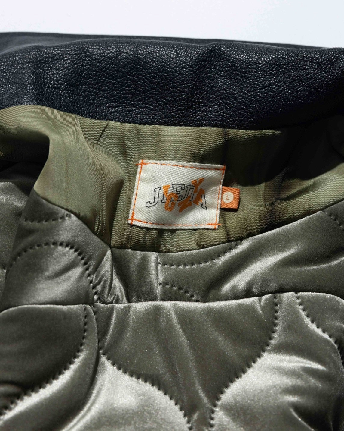YANGI × JIEDA　Lambskin Collar Bomber Jacket