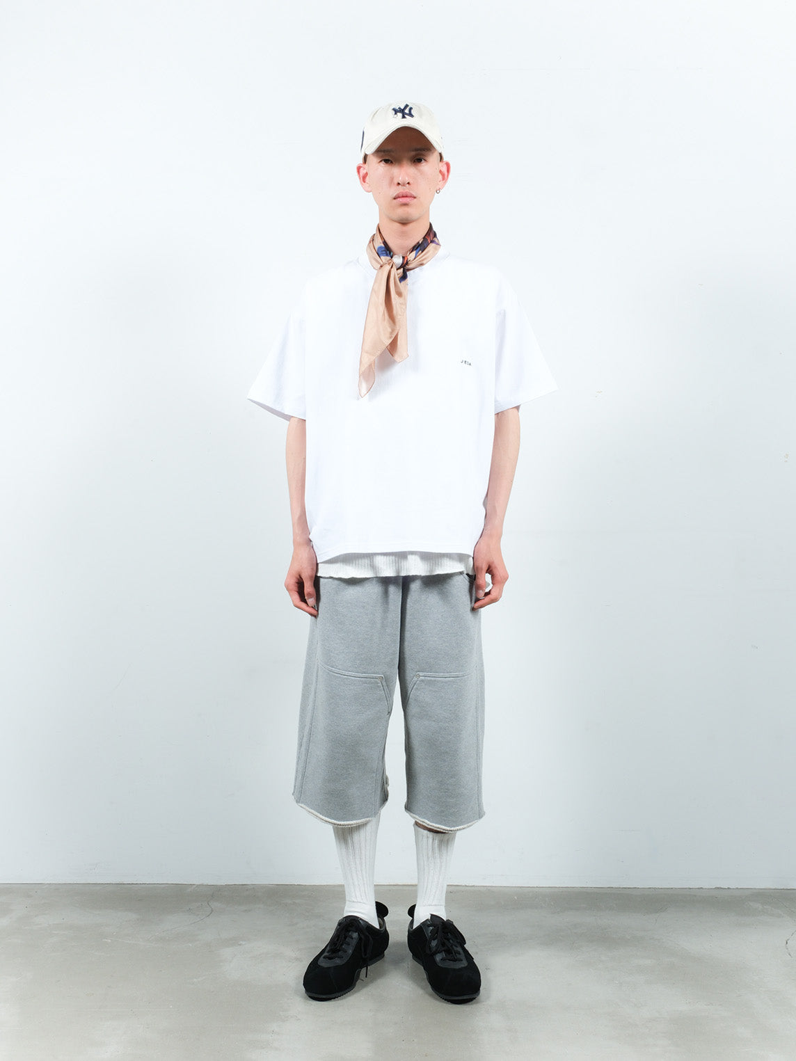 3/4 DOUBLE KNEE SWEAT PANTS