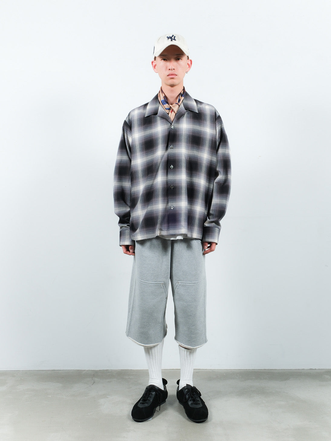3/4 DOUBLE KNEE SWEAT PANTS