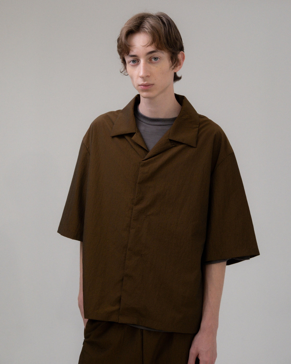 [SAMPLE] FLY FRONT S/S SHIRT