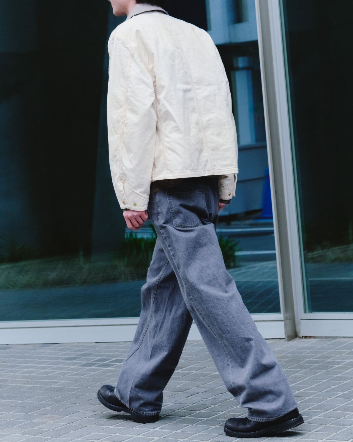 USED TWIST DENIM PANTS