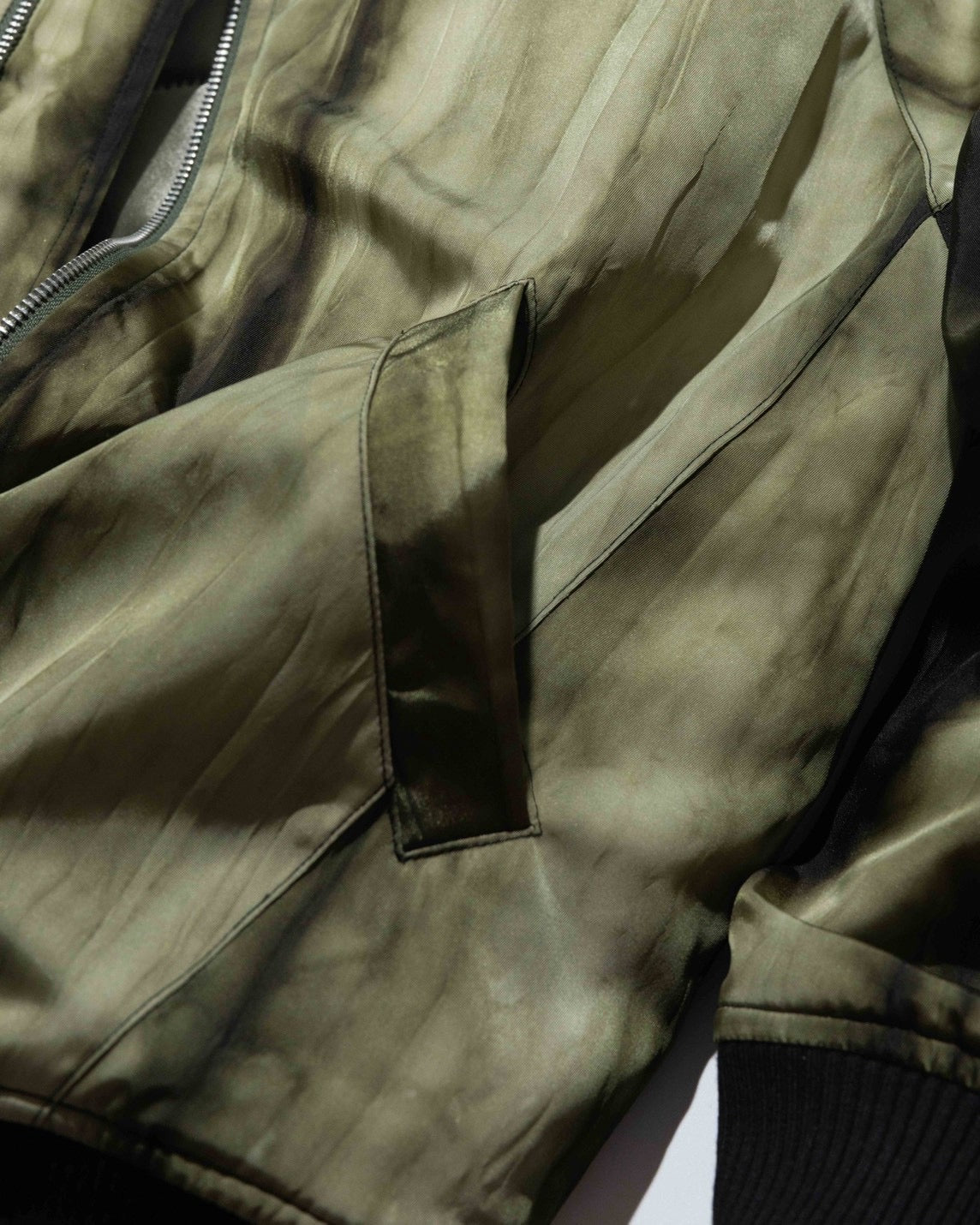 YANGI × JIEDA　Lambskin Collar Bomber Jacket