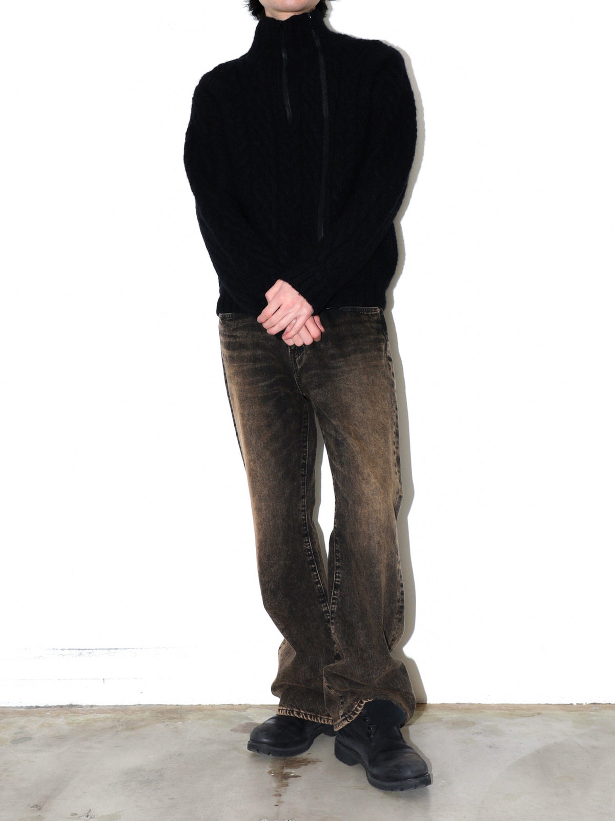 REGULAR FIT DENIM PANTS