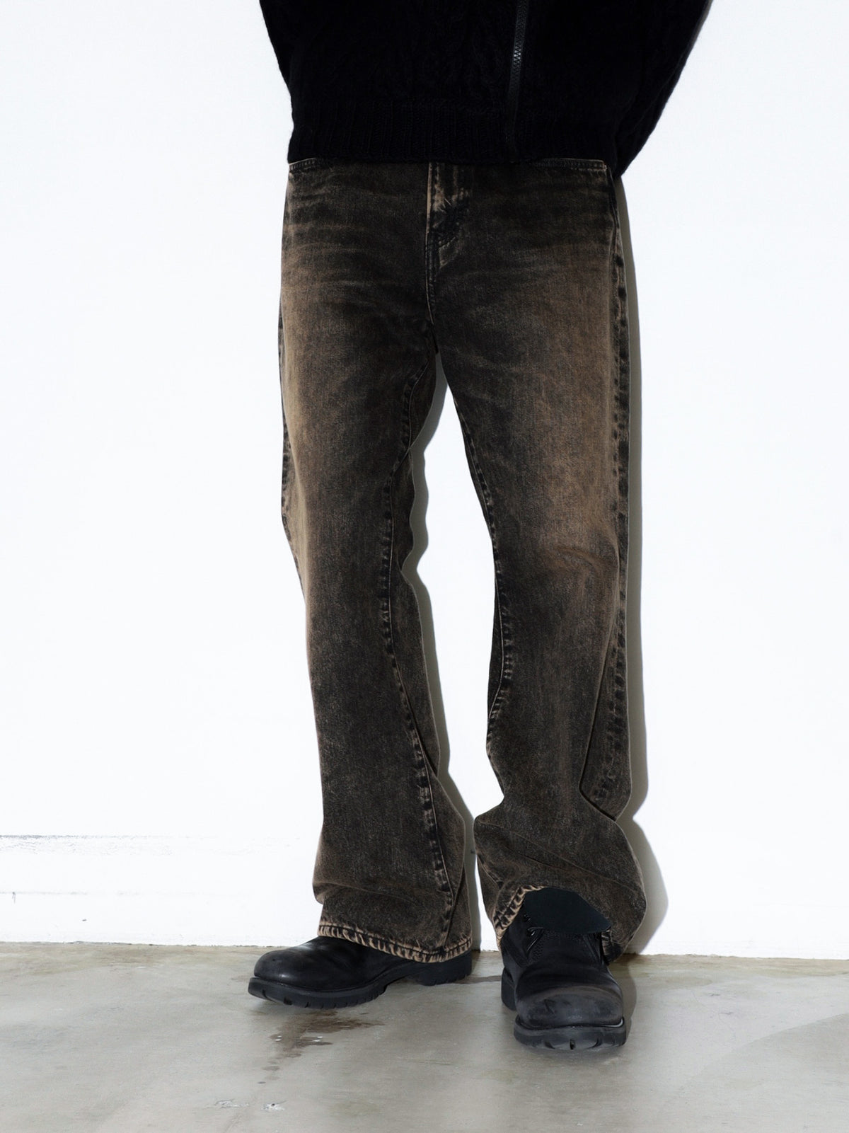 REGULAR FIT DENIM PANTS