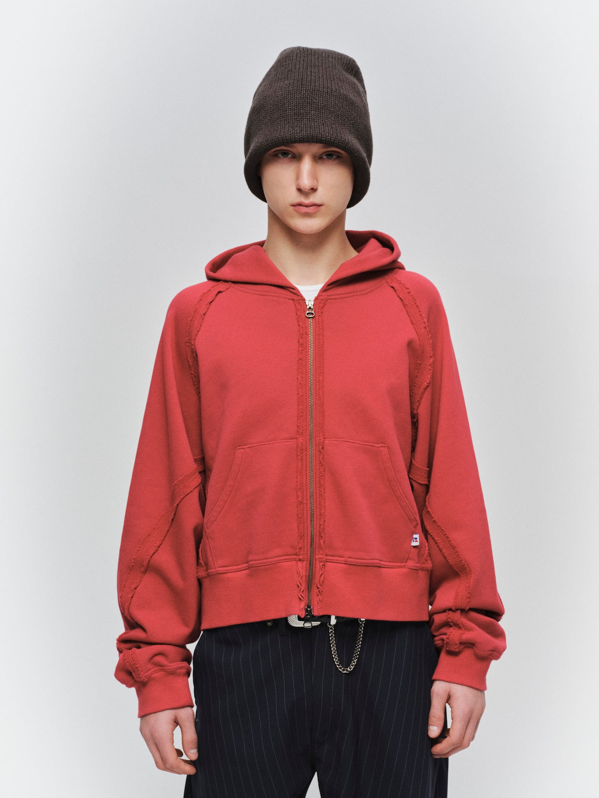 JIEDA × RUSSELL ATHLETIC ZIP HOODIE