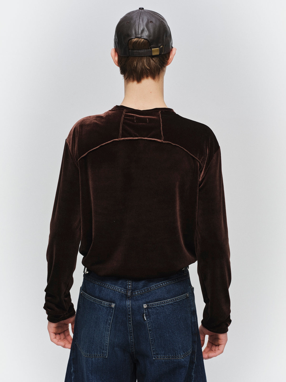 VELOR SNAP CARDIGAN