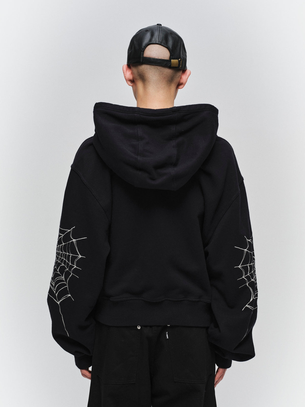 SPYDER-EMBROIDERED SLEEVE HOODIE