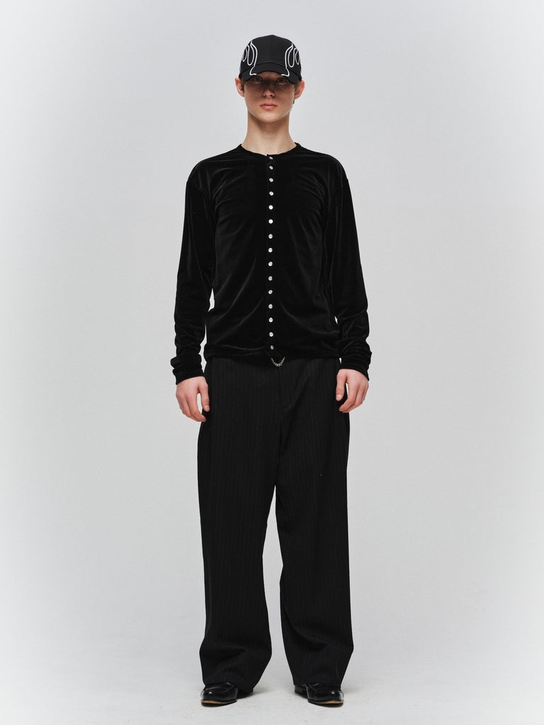 DRAPING TUCK SLACKS