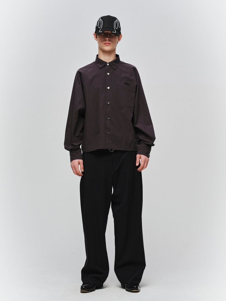 DRAPING TUCK SLACKS