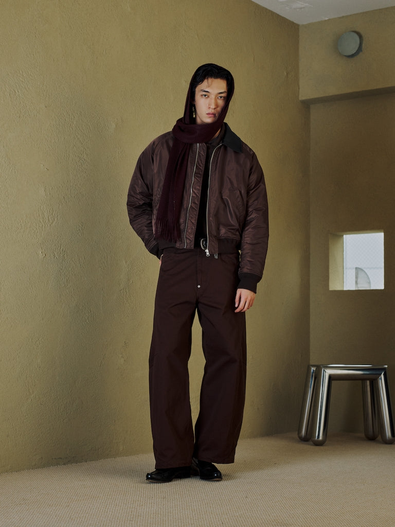 DRAPING CHINO PANTS