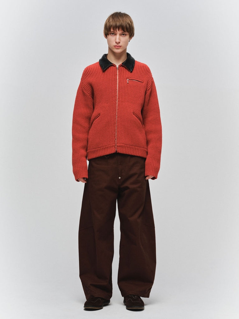 DRAPING CHINO PANTS