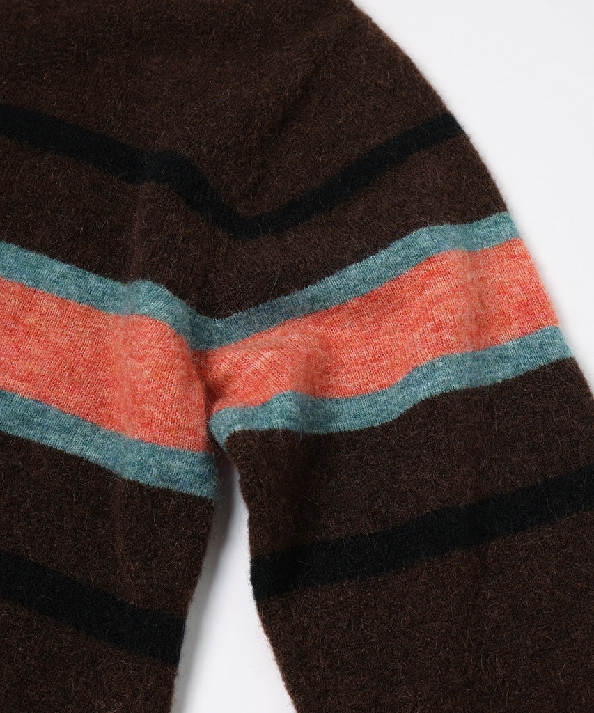 STRIPED KNIT POLO