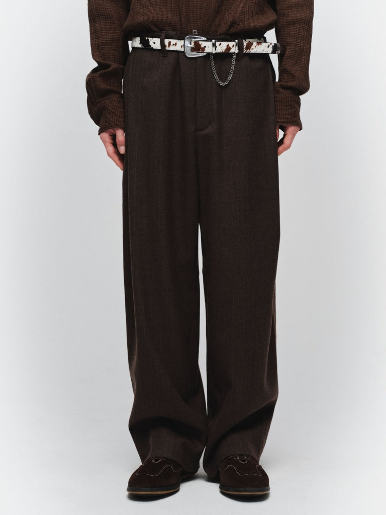 DRAPING TUCK SLACKS