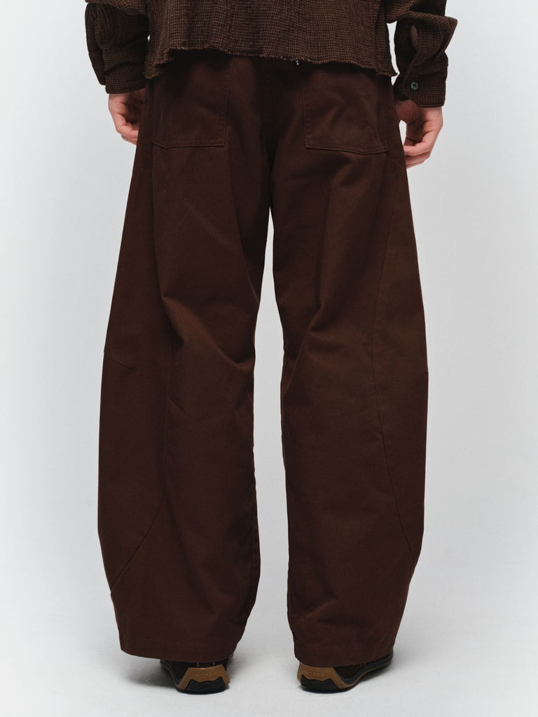 DRAPING CHINO PANTS