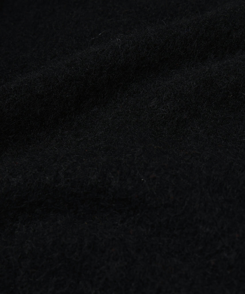 LAYERED MOHAIR V-NECK SWEATER