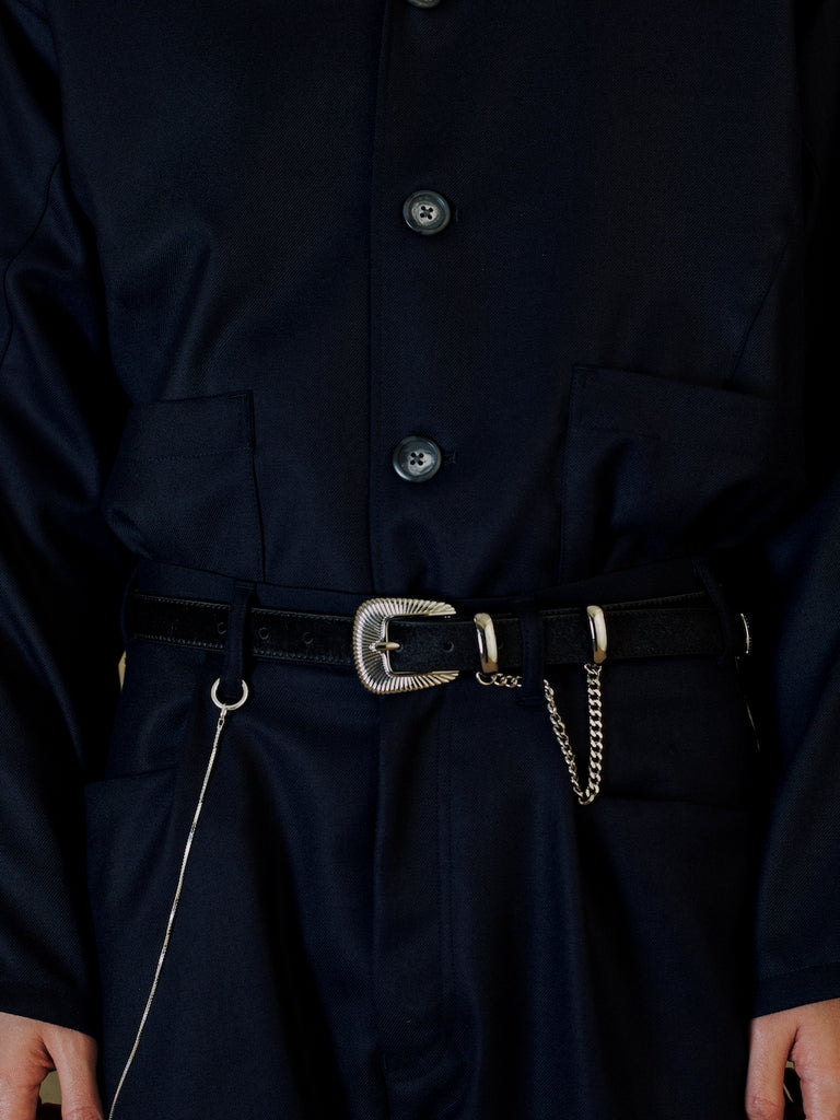 HAIRCALF WESTERN BELT