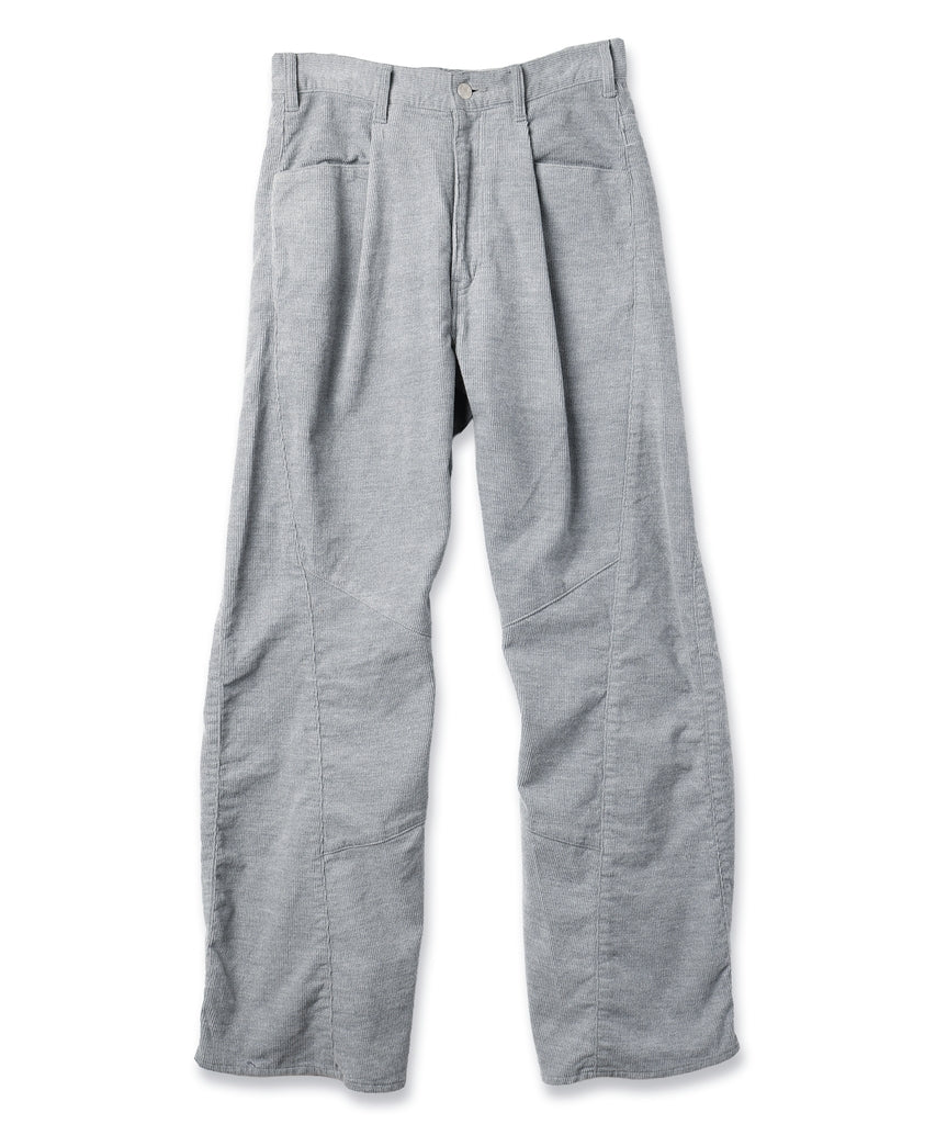 ENGINEERED DRAPING FLARE CORDUROY PANTS